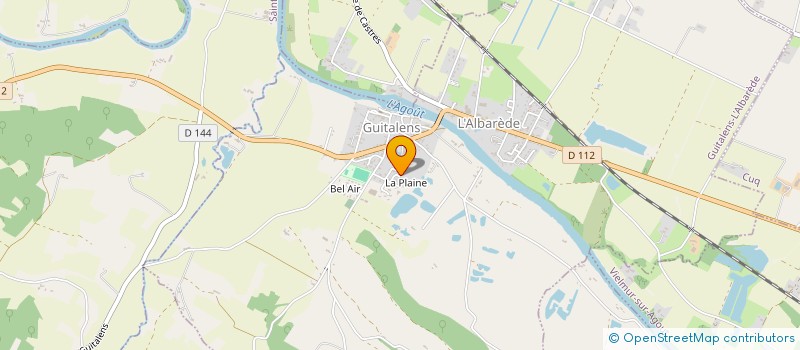 localisation de l'entreprise MONSIEUR DAVY CAMPS  GUITALENS-L'ALBAREDE