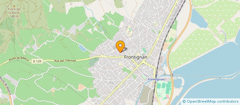 localisation de l'entreprise MONSIEUR DAVY CARLIER à FRONTIGNAN