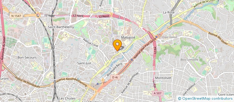 localisation de l'entreprise MONSIEUR DAVY CHABAL  MARSEILLE