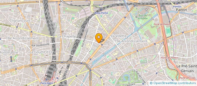 localisation de l'entreprise MONSIEUR DAVY CHAUVEL  PARIS