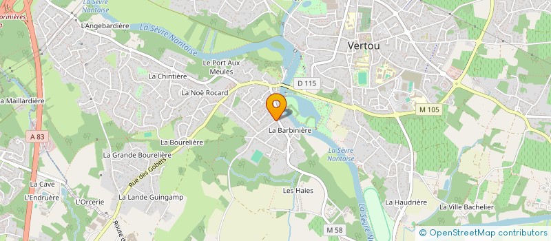 localisation de l'entreprise MONSIEUR DAVY CHAUVET à VERTOU