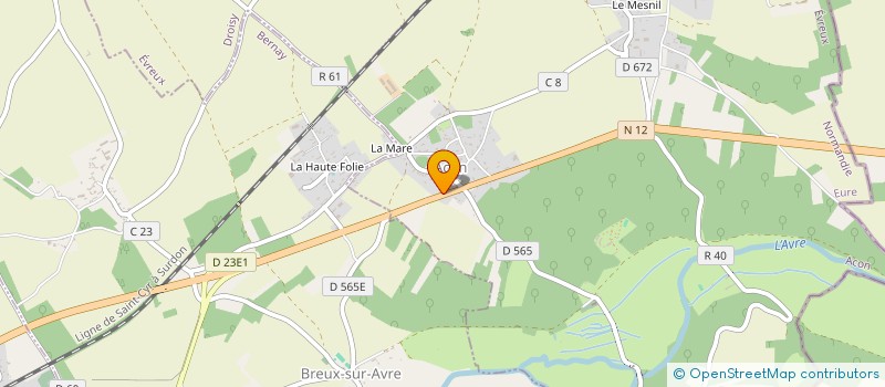 localisation de l'entreprise MONSIEUR DAVY CHERON à ACON