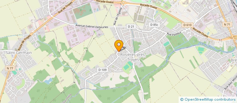 localisation de l'entreprise MONSIEUR DAVY CITRONNELLE  ROSIERES-PRES-TROYES