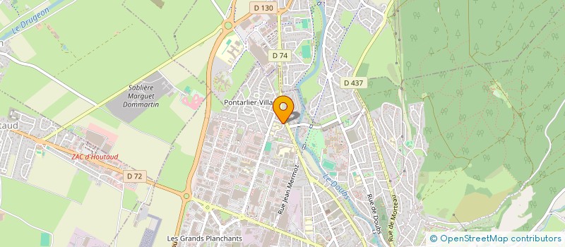 localisation de l'entreprise MONSIEUR DAVY CLEMENT à PONTARLIER