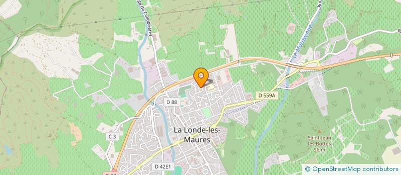 localisation de l'entreprise MONSIEUR DAVY COMBES  LA LONDE-LES-MAURES