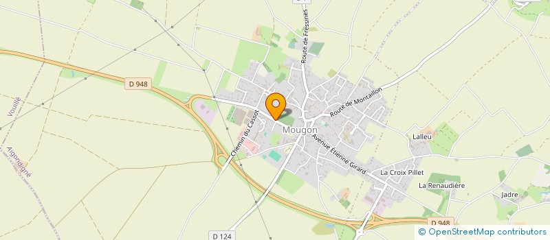 localisation de l'entreprise MONSIEUR DAVY COUCHOT  AIGONDIGNE