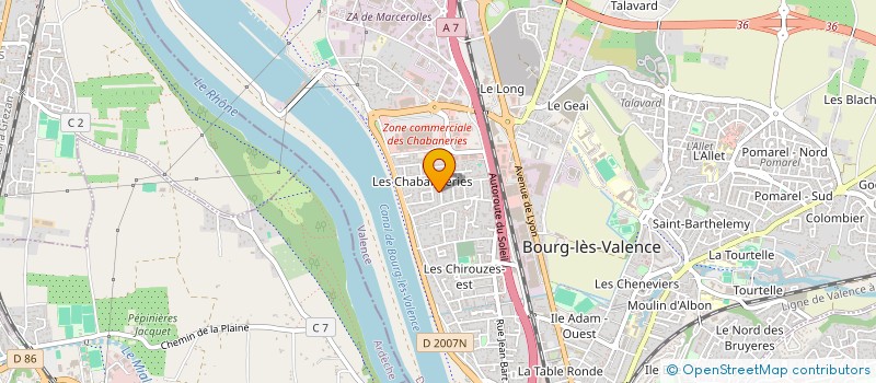 localisation de l'entreprise MONSIEUR DAVY CROSTA à BOURG-LES-VALENCE