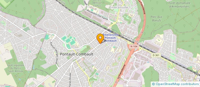 localisation de l'entreprise MONSIEUR DAVY DA CUNHA RODRIGUES à PONTAULT-COMBAULT