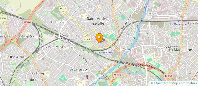 localisation de l'entreprise MONSIEUR DAVY DE CARVALHO à SAINT-ANDRE-LEZ-LILLE