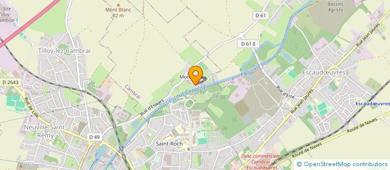 localisation de l'entreprise MONSIEUR DAVY DELCROIX  CAMBRAI