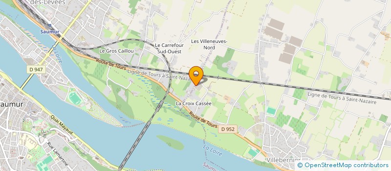 localisation de l'entreprise MONSIEUR DAVY DELORME  SAUMUR