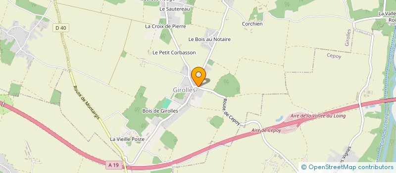 localisation de l'entreprise MONSIEUR DAVY DENEUVE  GIROLLES