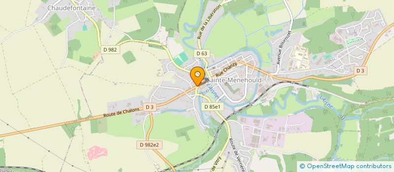 localisation de l'entreprise MONSIEUR DAVY DERE  SAINTE-MENEHOULD