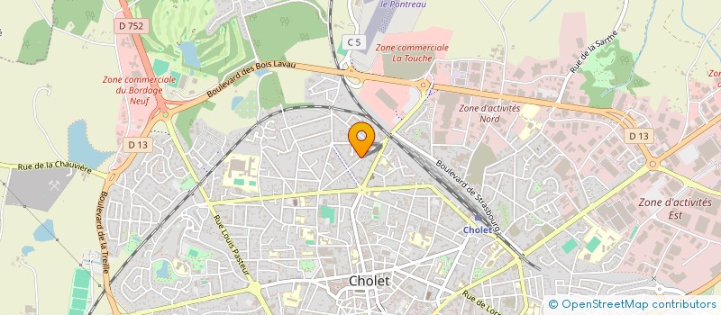 localisation de l'entreprise MONSIEUR DAVY DUDIT à CHOLET