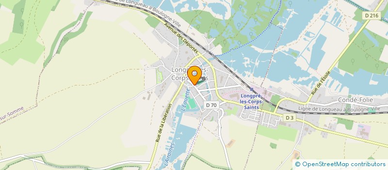localisation de l'entreprise MONSIEUR DAVY DUHAUPAS à LONGPRE-LES-CORPS-SAINTS