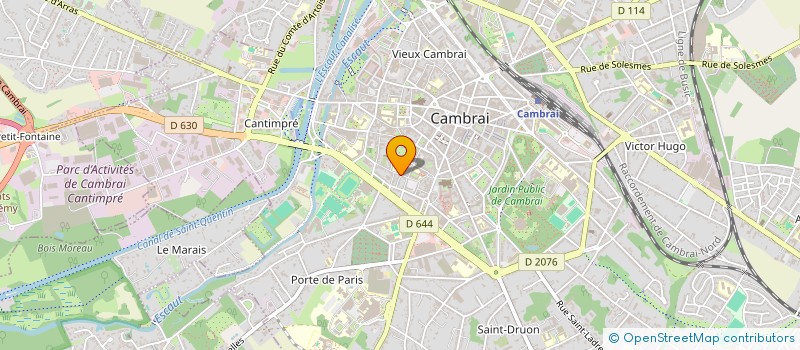 localisation de l'entreprise MONSIEUR DAVY DUMONT  CAMBRAI