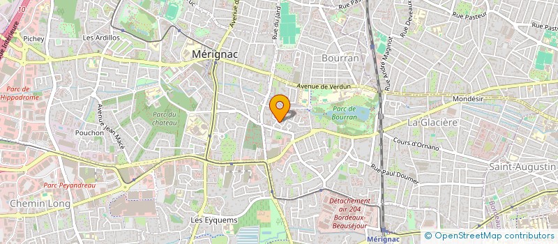 localisation de l'entreprise MONSIEUR DAVY EPERT  MERIGNAC