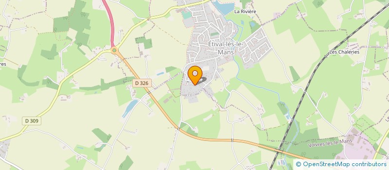 localisation de l'entreprise MONSIEUR DAVY FAGAULT  ETIVAL-LES-LE-MANS