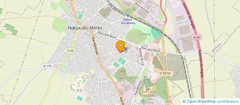 localisation de l'entreprise MONSIEUR DAVY FERU  NUX-LES-MINES