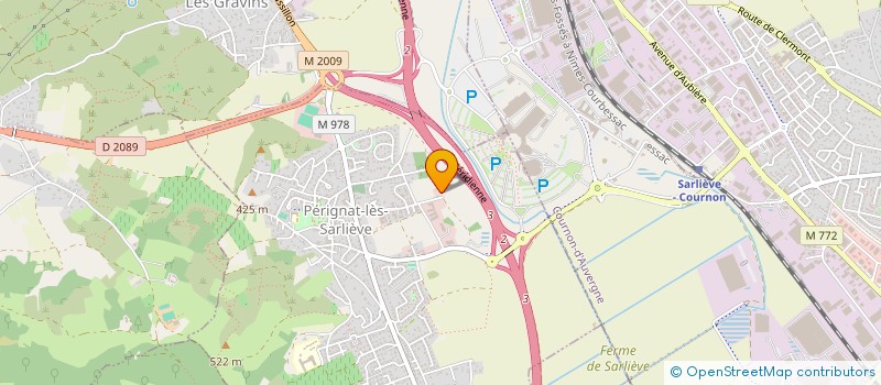 localisation de l'entreprise MONSIEUR DAVY GATT  PERIGNAT-LES-SARLIEVE