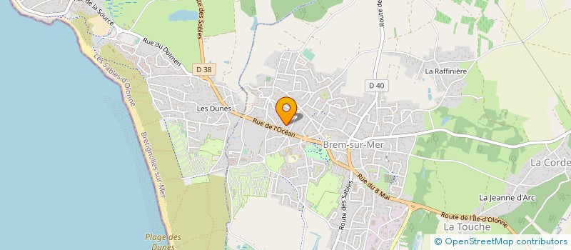 localisation de l'entreprise MONSIEUR DAVY GIRAUDEAU à BREM-SUR-MER