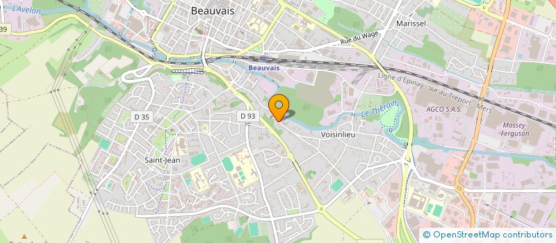 localisation de l'entreprise MONSIEUR DAVY GOMEZ  BEAUVAIS