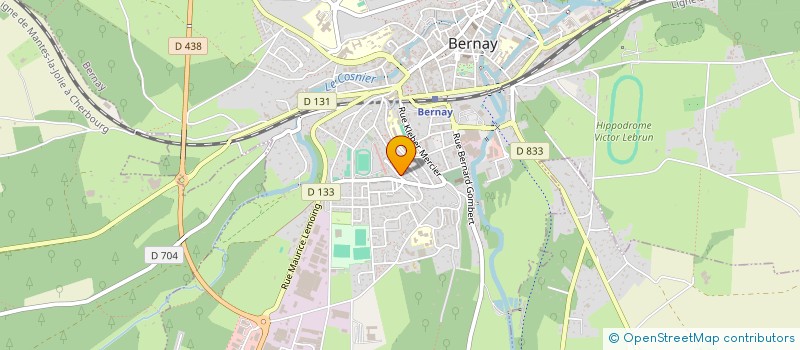localisation de l'entreprise MONSIEUR DAVY GOUDE à BERNAY