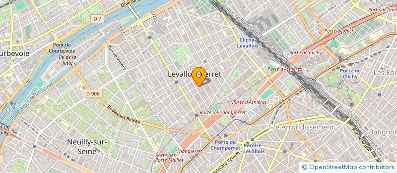 localisation de l'entreprise MONSIEUR DAVY GUICHARD à LEVALLOIS-PERRET