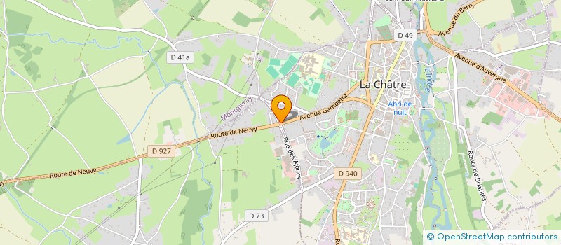localisation de l'entreprise MONSIEUR DAVY GUICHARD à LA CHATRE