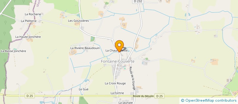 localisation de l'entreprise MONSIEUR DAVY HELESBEUX  FONTAINE COUVERTE