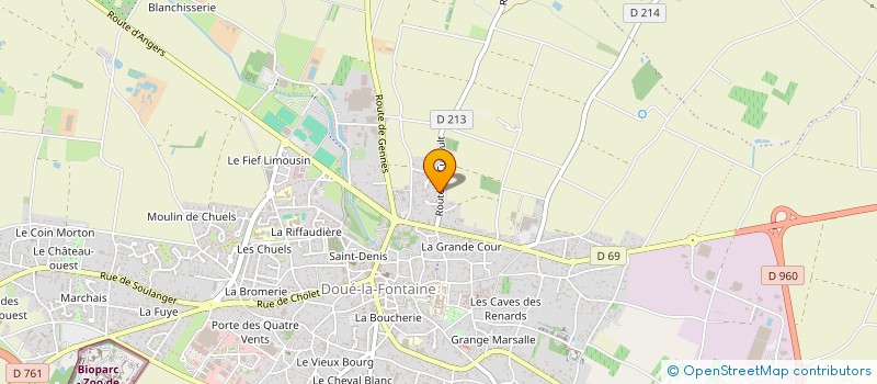 localisation de l'entreprise MONSIEUR DAVY HELFRICK  DOUE-EN-ANJOU