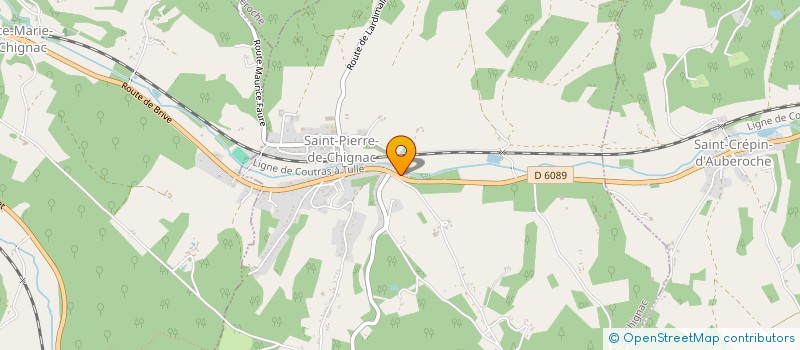 localisation de l'entreprise MONSIEUR DAVY HOFFMANN  SAINT-PIERRE-DE-CHIGNAC