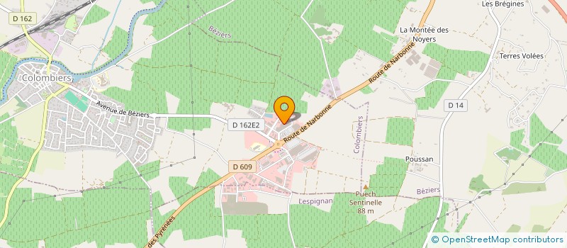 localisation de l'entreprise MONSIEUR DAVY HOURANTIER à COLOMBIERS