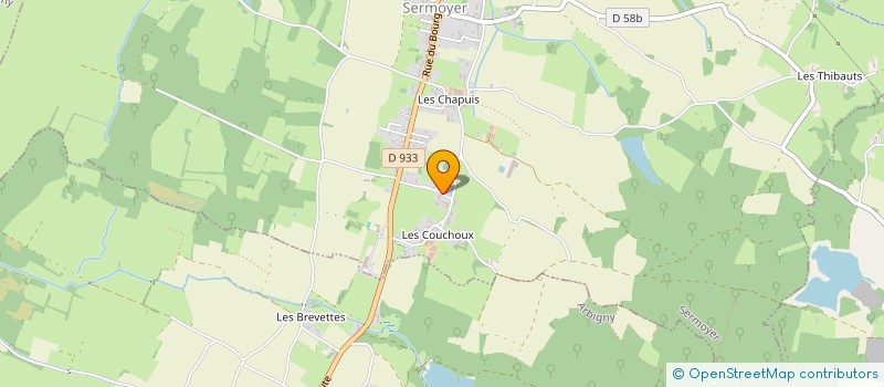 localisation de l'entreprise MONSIEUR DAVY JAILLET  SERMOYER