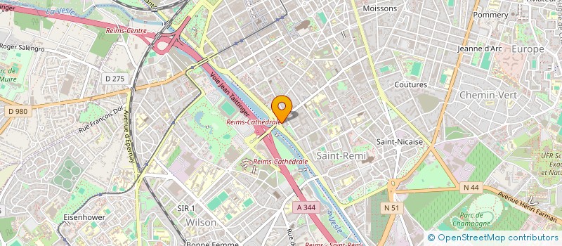 localisation de l'entreprise MONSIEUR DAVY JULIENO  REIMS