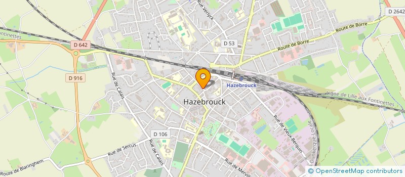 localisation de l'entreprise MONSIEUR DAVY LE GAC à HAZEBROUCK