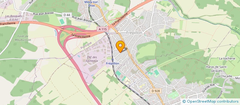 localisation de l'entreprise MONSIEUR DAVY MARTIAL  FREPILLON