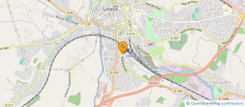 localisation de l'entreprise MONSIEUR DAVY MASNE à LISIEUX