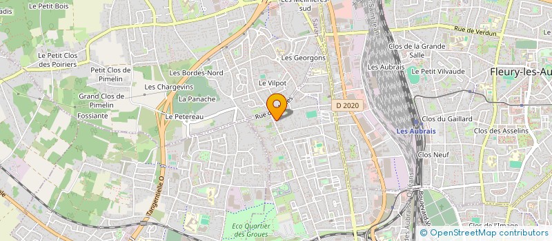 localisation de l'entreprise MONSIEUR DAVY MAUBERT  ORLEANS