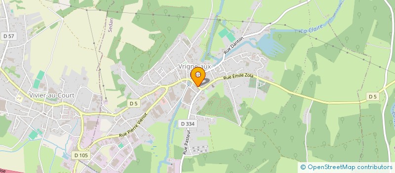 localisation de l'entreprise MONSIEUR DAVY MEDJKOUNE  VRIGNE AUX BOIS