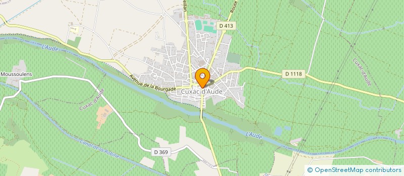 localisation de l'entreprise MONSIEUR DAVY MICHEL  CUXAC-D'AUDE