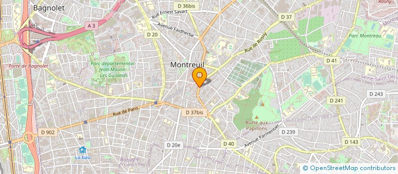 localisation de l'entreprise MONSIEUR DAVY MOUYSSOU NZINGA à MONTREUIL
