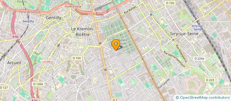 localisation de l'entreprise MONSIEUR DAVY PAVADE  LE KREMLIN-BICETRE