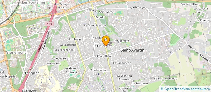 localisation de l'entreprise MONSIEUR DAVY PEREIRA  SAINT-AVERTIN