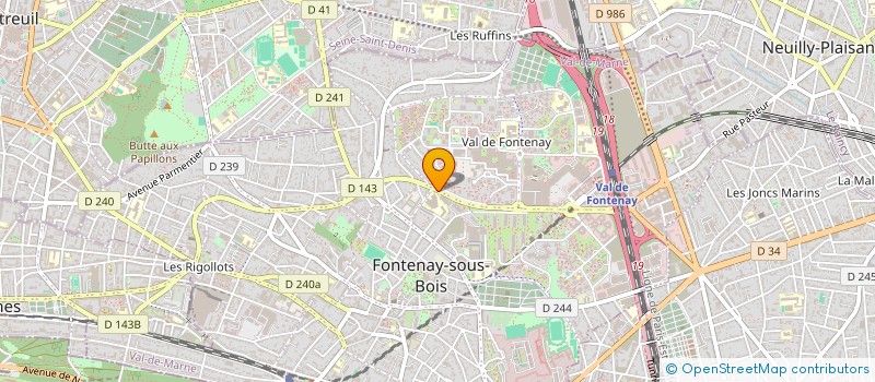 localisation de l'entreprise MONSIEUR DAVY PINTO à FONTENAY-SOUS-BOIS