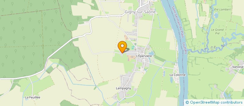 localisation de l'entreprise MONSIEUR DAVY PLISSONNIER à GIGNY-SUR-SAONE