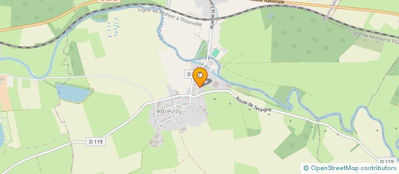 localisation de l'entreprise MONSIEUR DAVY ROCHELLE  BREVILLY