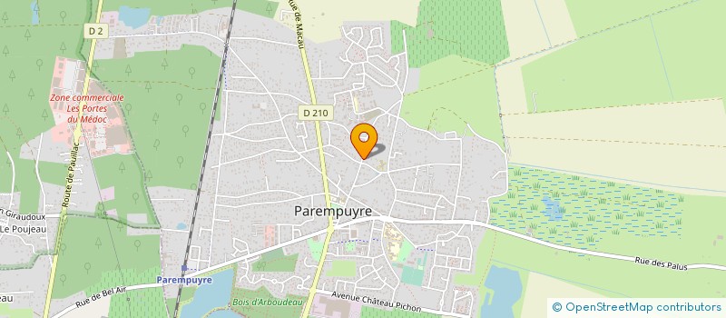 localisation de l'entreprise MONSIEUR DAVY RUEDA  PAREMPUYRE