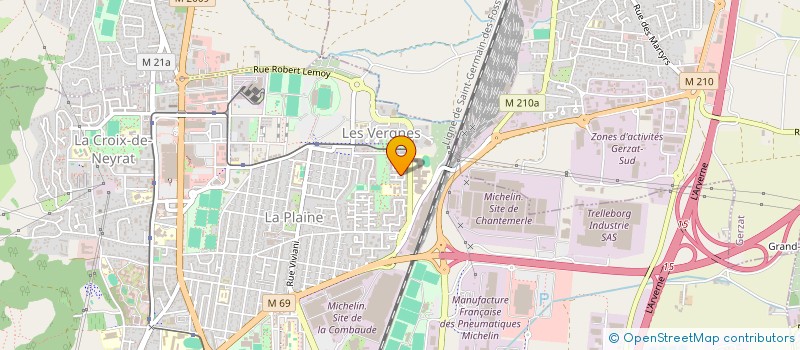 localisation de l'entreprise MONSIEUR DAVY SAGAYARADJOU  CLERMONT-FERRAND