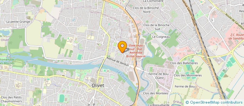 localisation de l'entreprise MONSIEUR DAVY SENIS à OLIVET